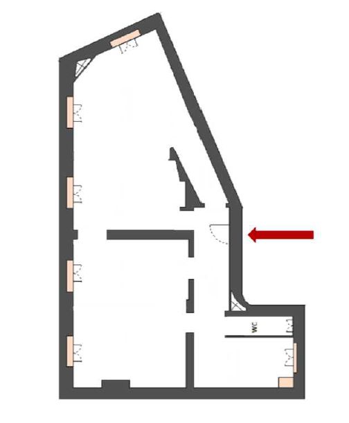 Bureaux à louer Voltaire (Léon Blum) (Métro ligne 9) de 85m² Plan 1