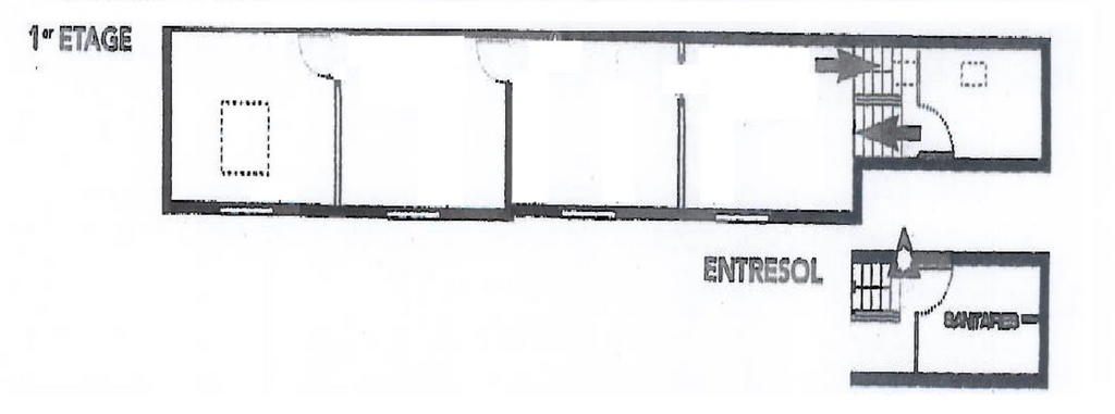 Bureaux à louer Porte de Champerret (Métro ligne 3) de 321m² Plan 2