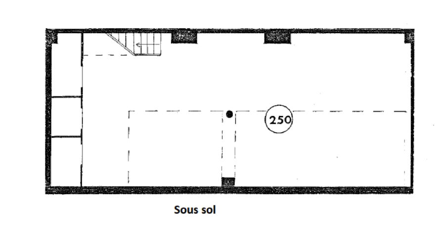 Bureaux à louer Château Rouge (Métro ligne 4) de 130m² Plan 2
